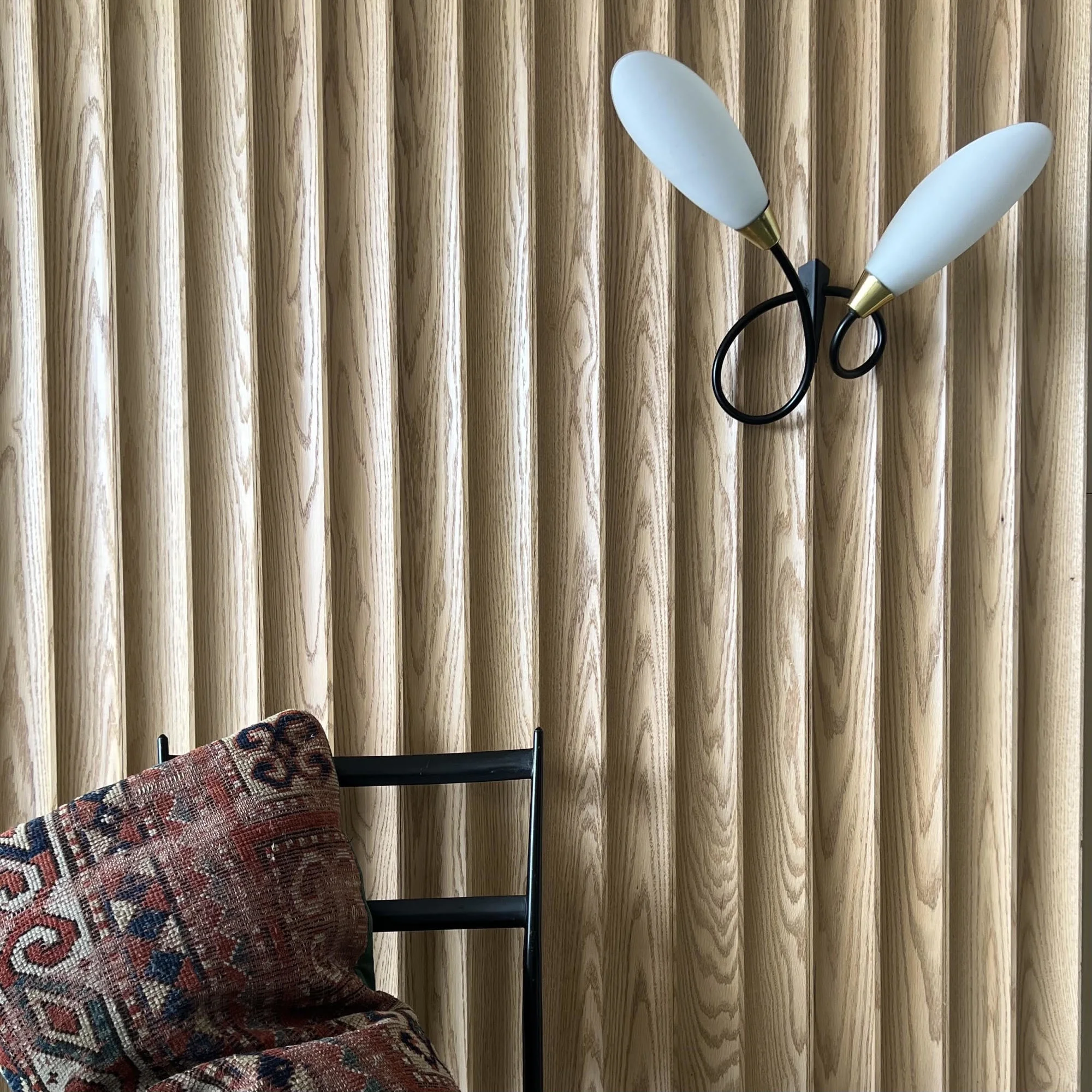 Timeline 103-.75 Fluted 6" X 72" Oak Wall Paneling - Scallop