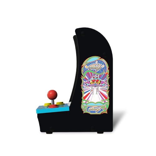Arcade1Up Class of ‘81 Ms. PAC-Man/Galaga Countercade – 3 Classic Games, Retro Game Console for Home, Portable Console with 7-inch Screen