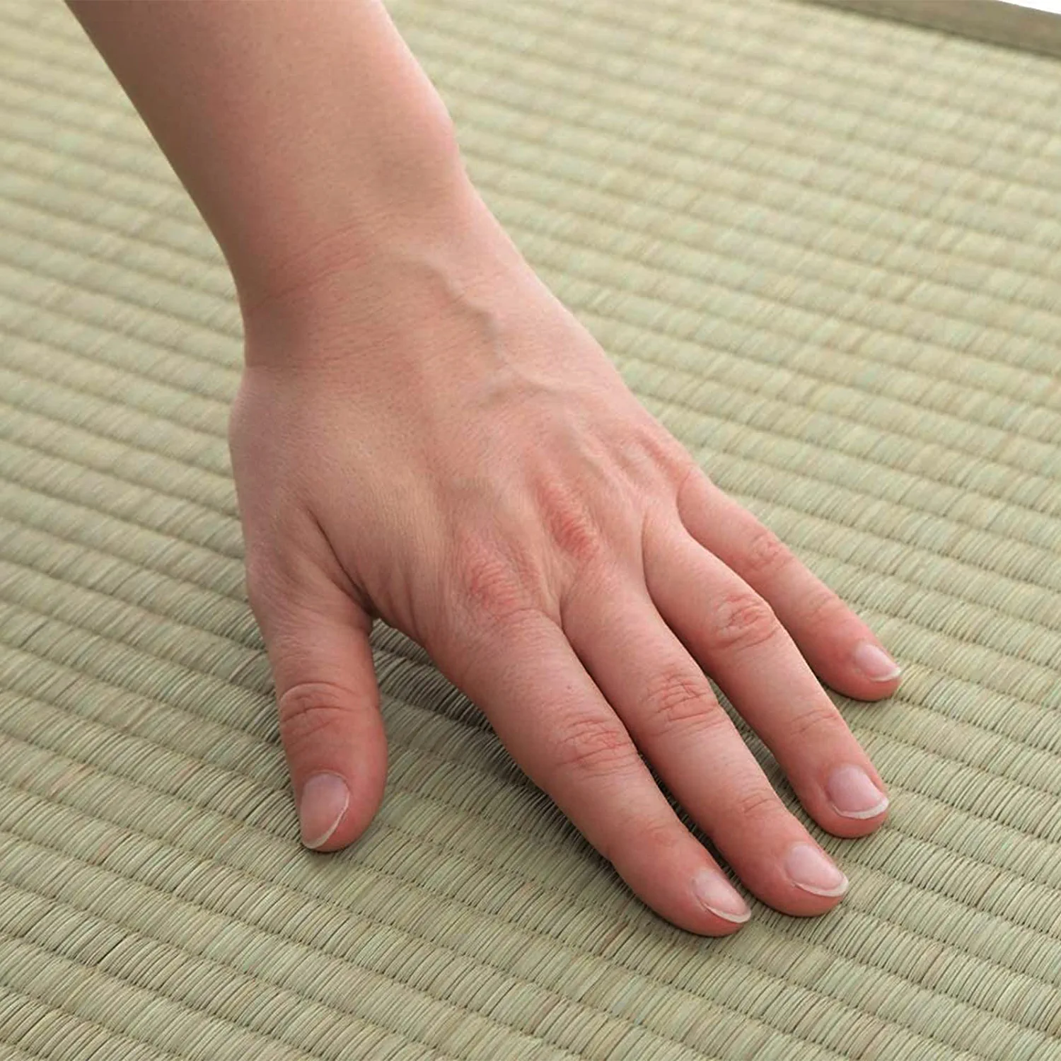 Mjkone Full Size Tatami mat, Natural Grass Tatami