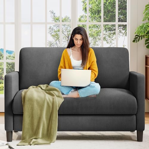 Sofa Accent Chair, 33" Reading Chair for Bedroom, Tool-Free Setup Living Room Accent Chairs, Comfy Arm Chairs Living Room, All-Wood Reading Nook
