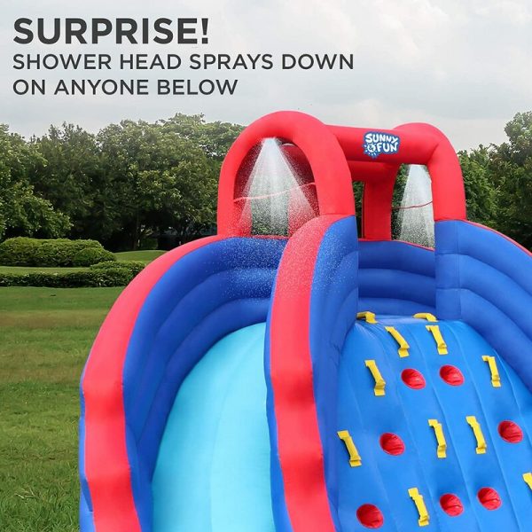 13&prime; X 13&prime; Inflatable Water Slide With Air Blower