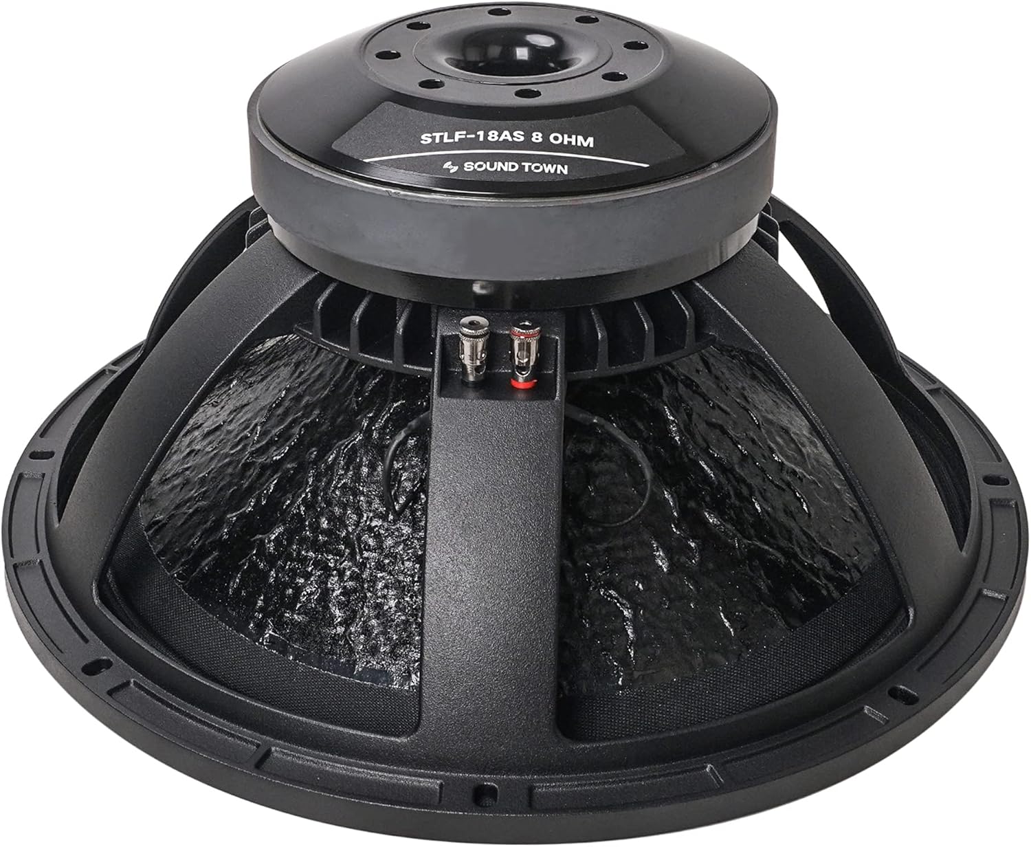 Sound Town 18” 800W Cast Aluminum Frame Woofer (Low Frequency Driver), Replacement Woofer for PA/DJ Subwoofer Cabinet (STLF-18200A)