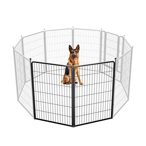 FXW Rollick Dog Playpen for Yard, RV Camping, 32 inch 16 Panels for Small and Medium Dogs│Patented