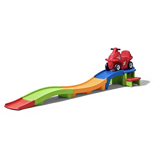 Step2 Up & Down Roller Coaster Toy for Kids, Ride On Push Car, Indoor/Outdoor Playset, Toddlers Ages 2 - 5 years old, Compact Storage