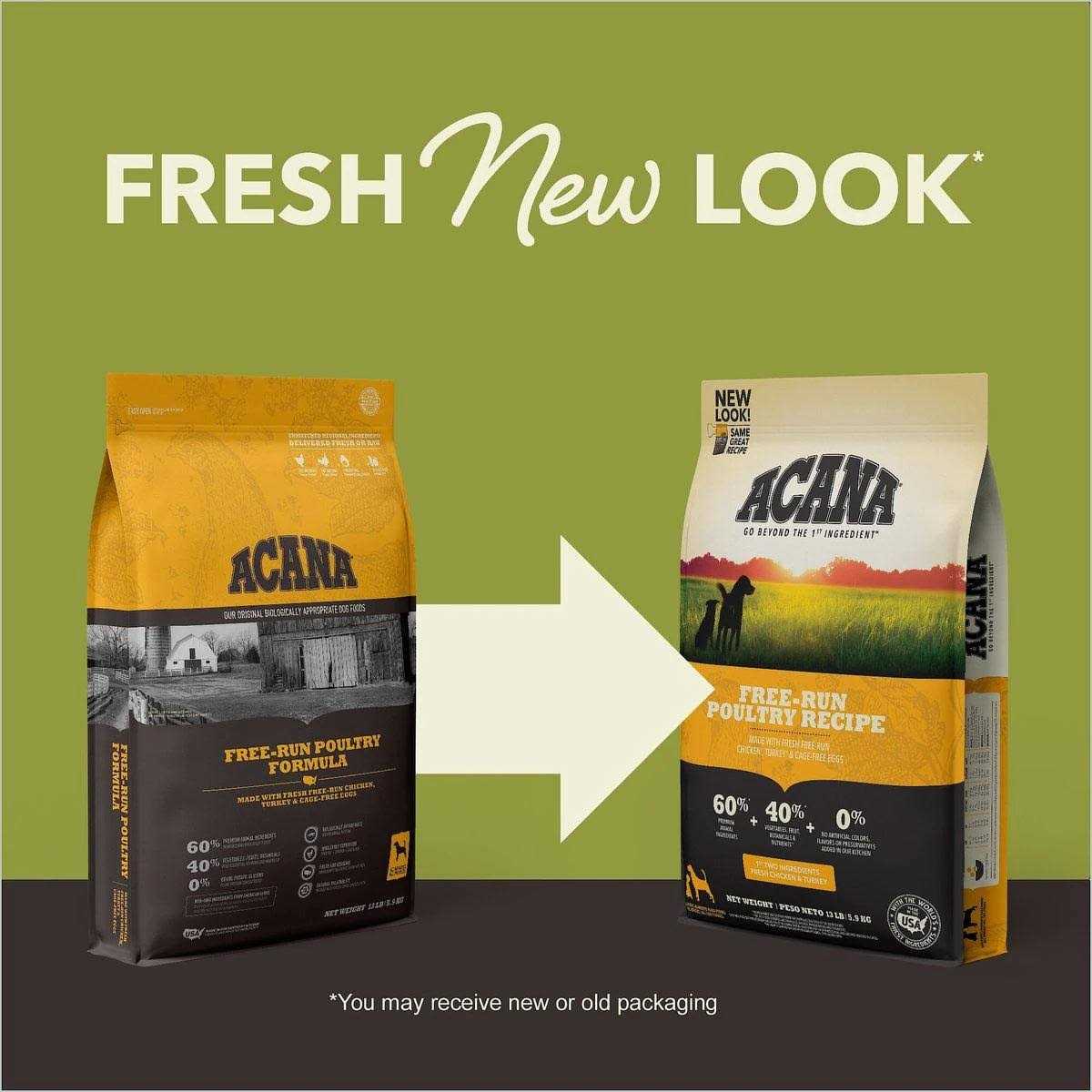 Acana Free-Run Poultry Dry Dog Food - Pet Supplies online store