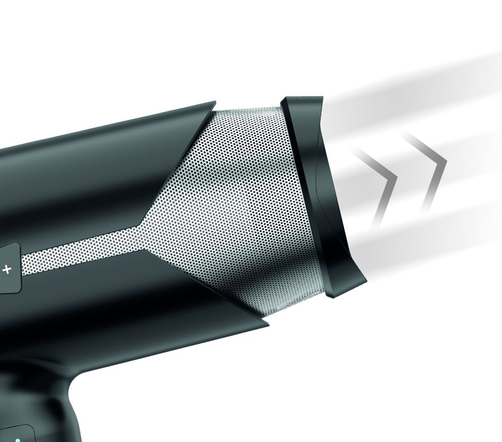 GAMMA+ Xcell Professional Hair Dryer Digital Motor Ultra-Lightweight Ionic Technology Matte Black