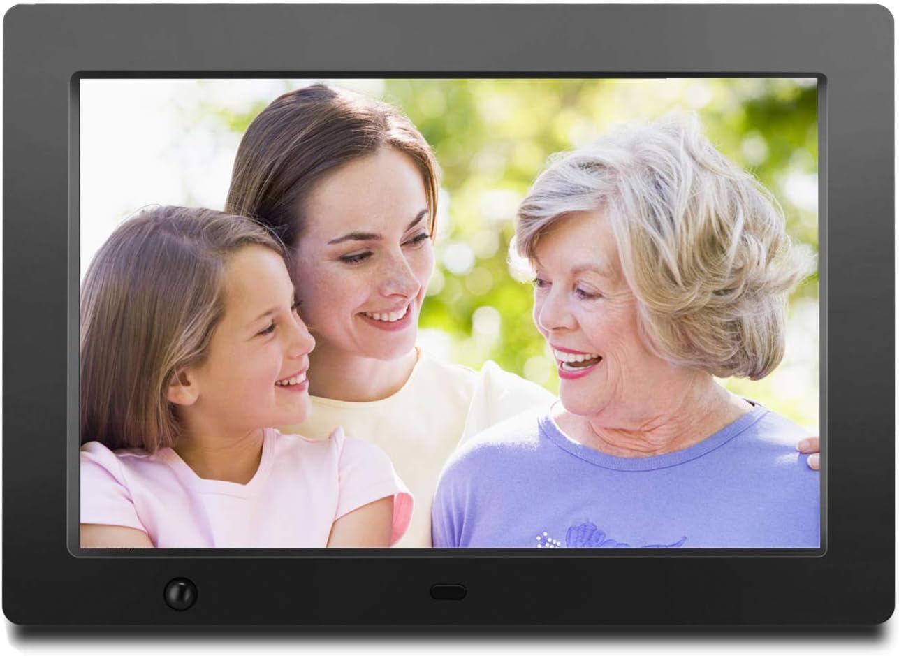 Digital Frame for Photos 10 inch with Slideshow Digital Picture Frame with HD IPS Display Picture Frame with Motion Sensor/Video/Background
