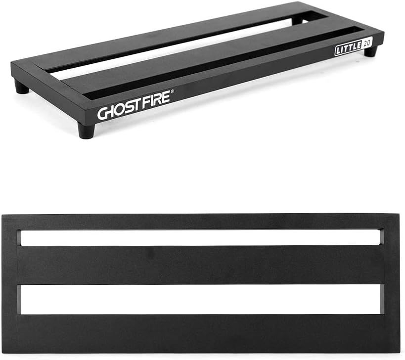 Ghost Fire Guitar Pedal Board Aluminum Alloy Effect Pedalboard with Carry Bag,V series (V-BABY MAX（Deluxe Edition）)