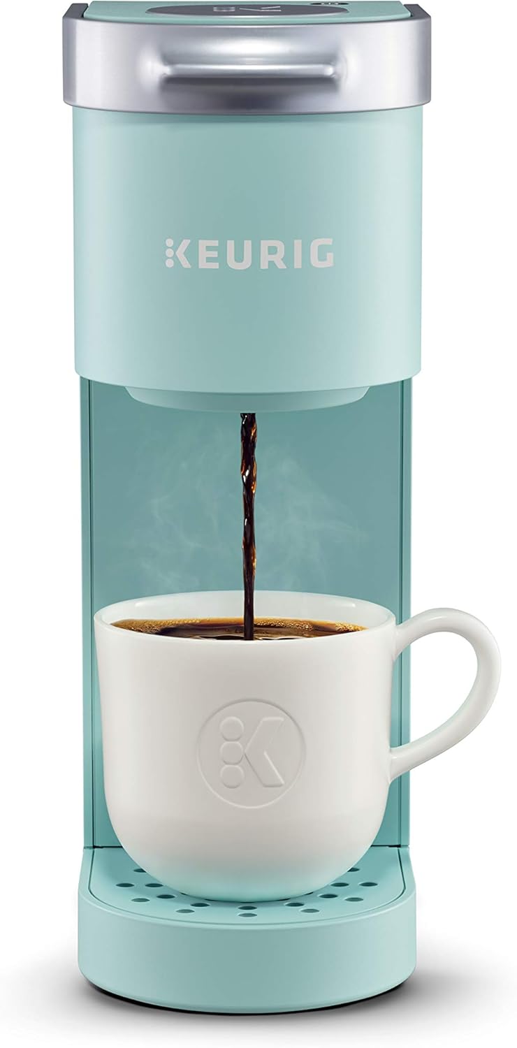 Keurig K-Mini Single Serve Coffee Maker, Evergreen & K-Mini Single Serve Coffee Maker, Oasis
