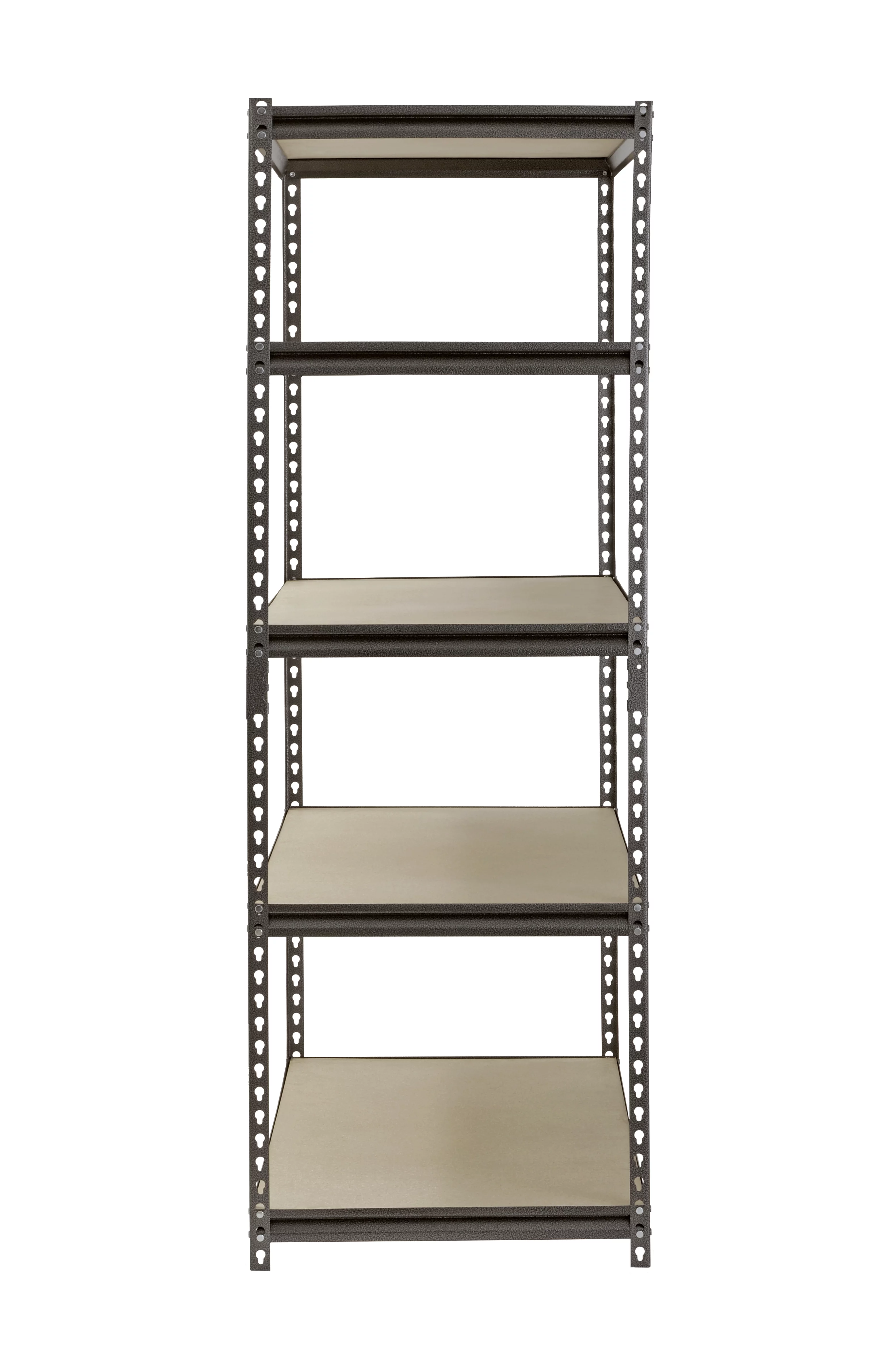 Muscle Rack 48"W x 24"D x 72"H 5-Tier Steel Shelving; 4,000 lb. Total Capacity; Silver