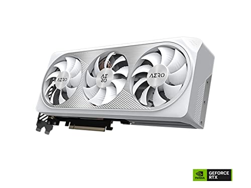 GIGABYTE GeForce RTX 5070 Ti AERO OC 16G Graphics Card, 16GB 256-bit GDDR7, PCIe 5.0, WINDFORCE Cooling System, GV-N507TAERO OC-16GD Video Card