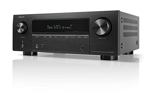 Denon AVR-X3800H 9.4-Ch Receiver - 8K UHD Home Theater AVR (105W X 9) Built-in Bluetooth, Wi-Fi & HEOS Multi-Room Streaming, Dolby Atmos, DTS:X
