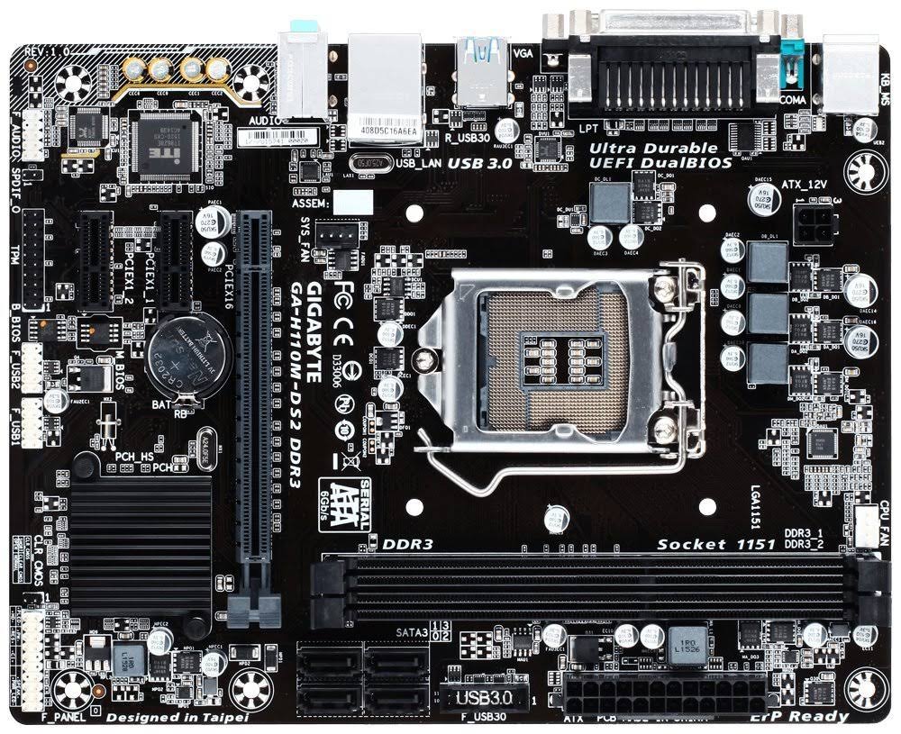 Gigabyte GA-H110M-DS2 Motherboard
