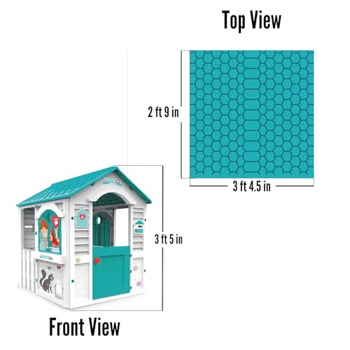 Chicos Veterinary Play House Outdoor Playset for Kids Veterinarian Indoor Playset for Pretend Play Outdoor Kids Play Set Vet