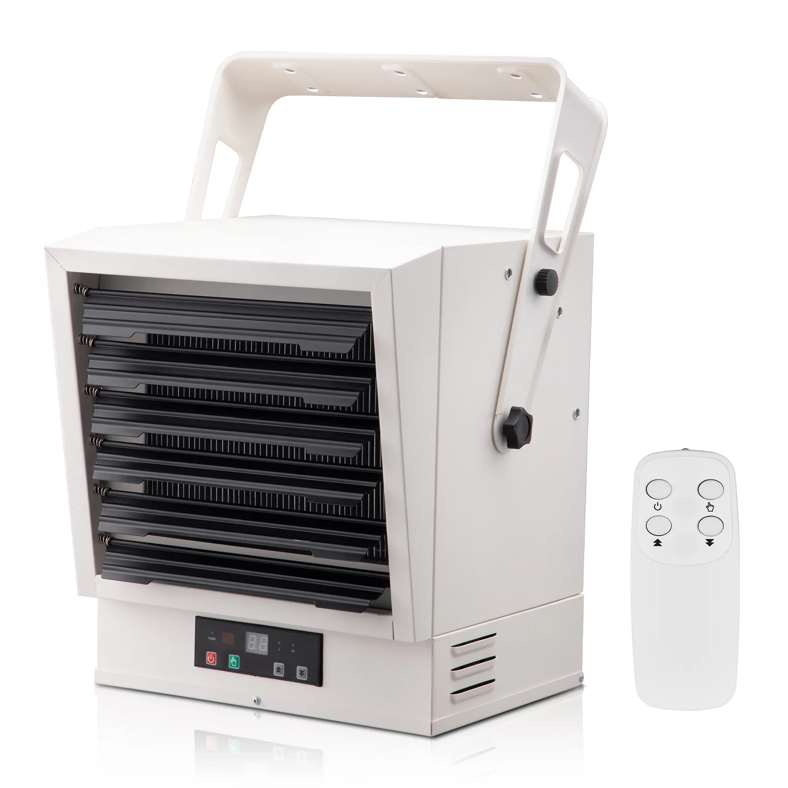 SKYSHALO 10000-Watt Electric Garage Heater Digital with Remote Ceiling/Wall Mount