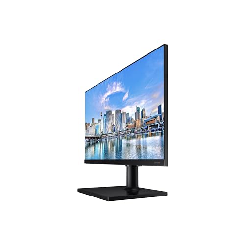 SAMSUNG FT45 Series 27-Inch FHD 1080p Computer Monitor, 75Hz, IPS Panel, HDMI, USB Hub, Height Adjustable Stand, 3 Yr WRNTY (LF27T450FQNXGO),Black