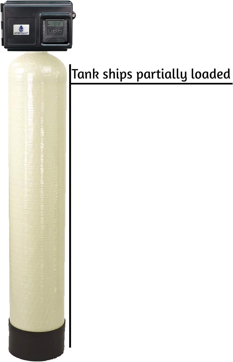 AFWFilters Filox 10 Iron, Sulfur, & Manganese Removal Water Filter with Fleck DIGITAL 2510SXT - 1.0 cu. ft.