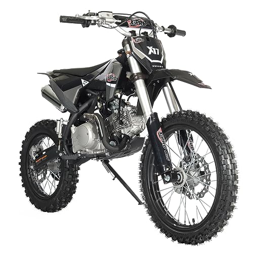 X-PRO X17 125cc Automatic Transmission Dirt Bike with Electric Start, Big 17"/14" Tires!