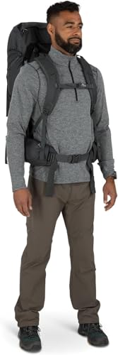 Osprey Rook 50L Men's Backpacking Backpack, Astology Blue/Blue Flame