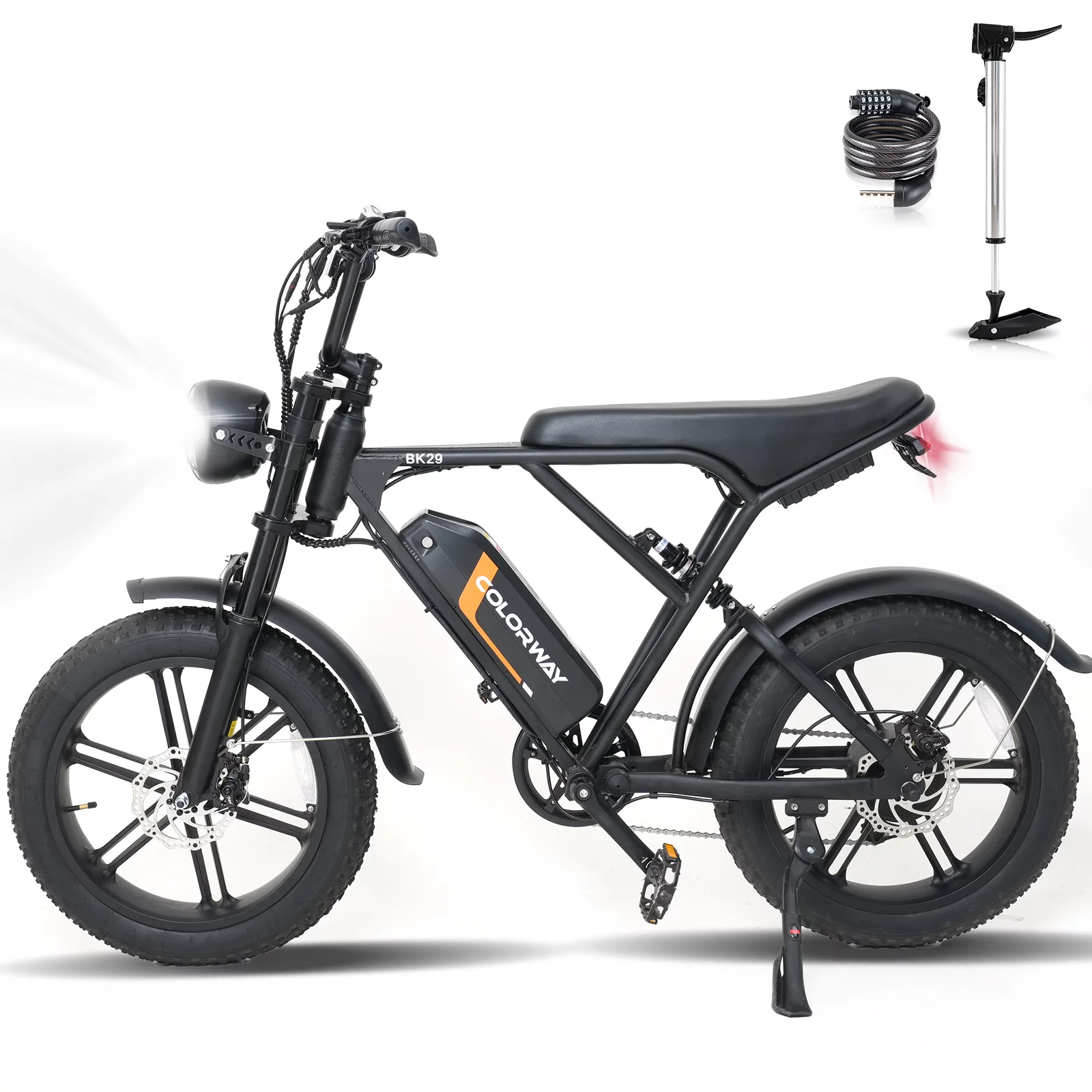 COLORWAY 750W Electric Bike for Adults,20X4.0 Fat Tire Off-Road E bike,48V/15Ah Battery Snow Beach Mountain Bike for Outdoor Cycling e bike