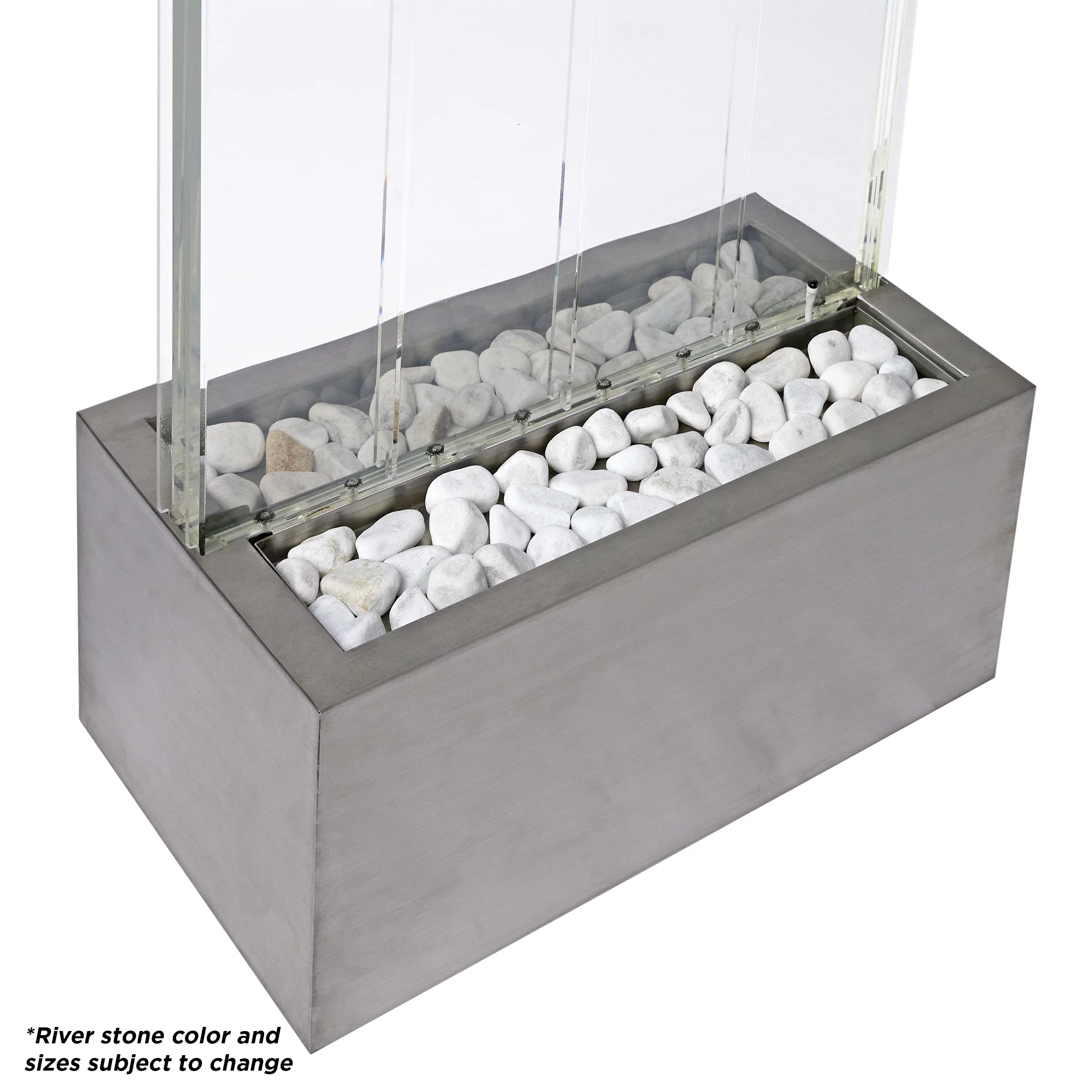 Alpine Corporation 72"H Indoor Acrylic Bubble Wall Corded Electric Fountain - Curated Treasures Market