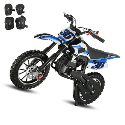 SYX MOTO 40CC 4-Stroke Mini Dirt Bike for Kids and Teens 8-14 Yrs, Gas Powered Off-Road,Pull Start, Safety Throttle Control