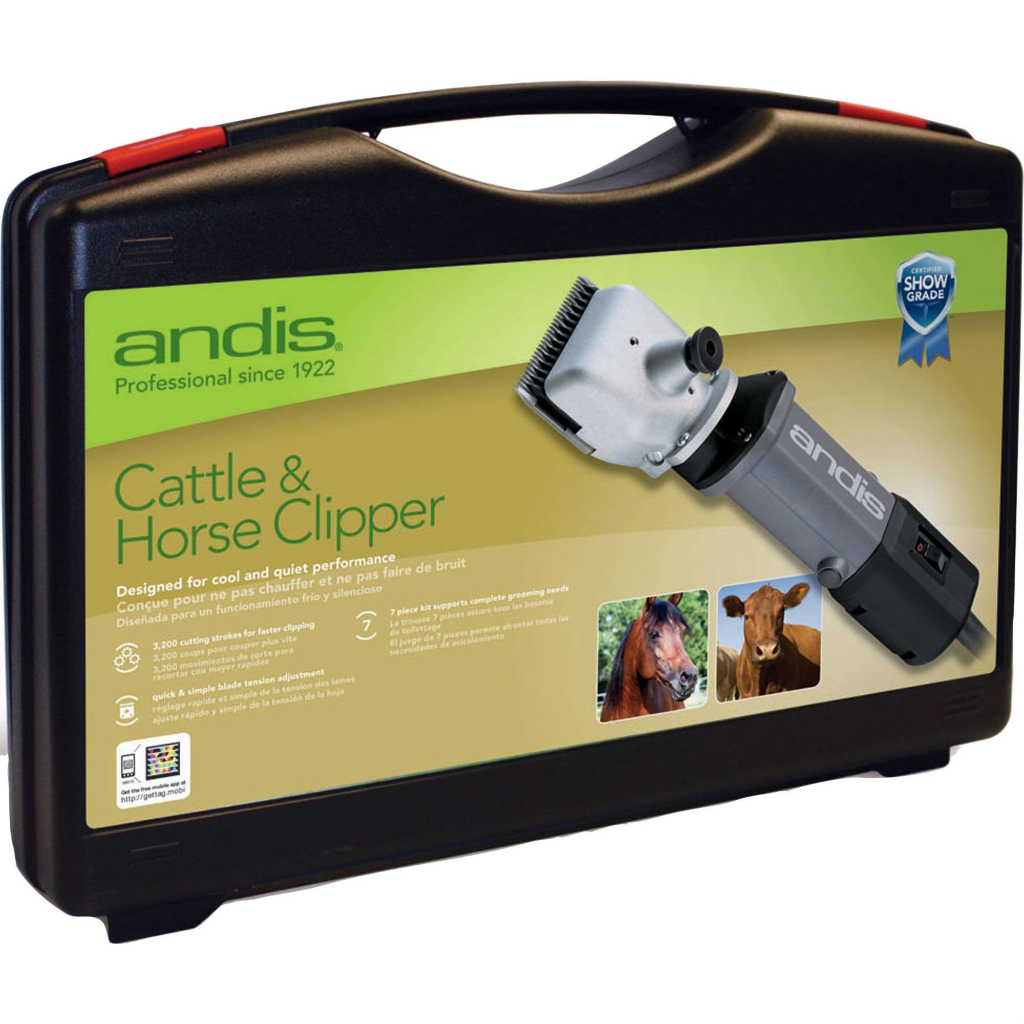 Andis Heavy Duty CATCATTL/HORSE 3CLIPPER