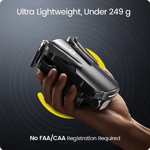 Holy Stone GPS Drone with 4K UHD Camera for Adults Beginner; HS360S 249g Foldable FPV RC Quadcopter with 10000 Feet Control Range, Brushless Motor