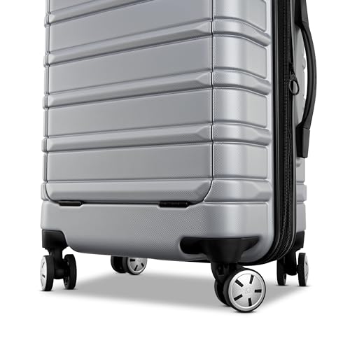 Samsonite Omni 2 Hardside Expandable Luggage with Spinner Wheels, 2-Piece Set (19/24), Lagoon Blue