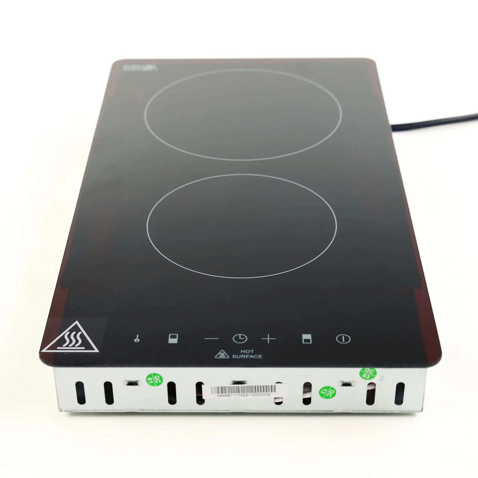 Avanti Dual Burner Electric Cooktop with Glass Surface & 9 Power Levels