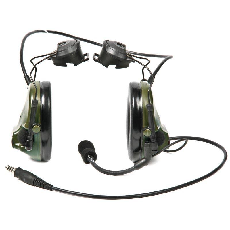 3M Peltor ComTac III MT17H682P3AD-49 FG Over-Ear Headset - Noise-Canceling - Foliage Green