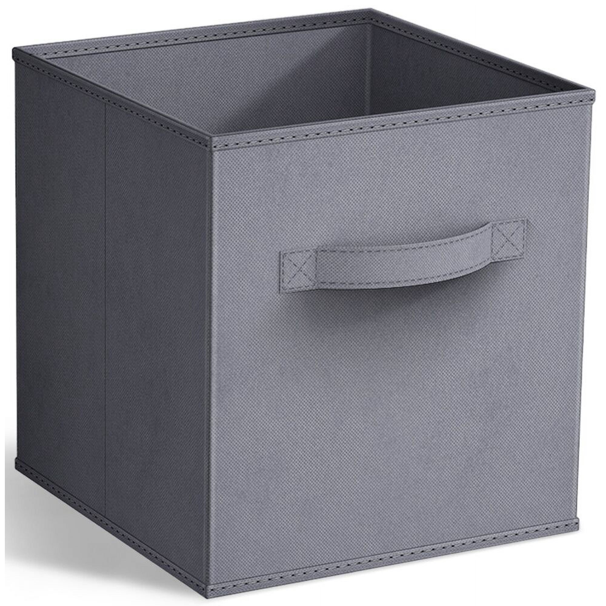 11Foldable Storage Cube Basket, Lightweight Organizer 5 Colors Choose for Bedroom, Living Room, Office, Kitchen