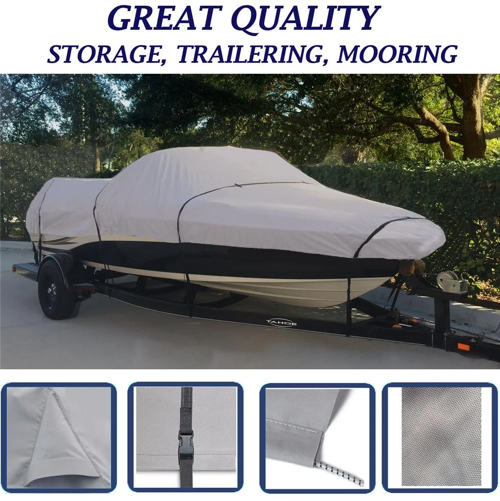 BOAT COVER Compatible for FOUR WINNS HORIZON QX O/B 1997-1998 STORAGE, TRAVEL, LIFT