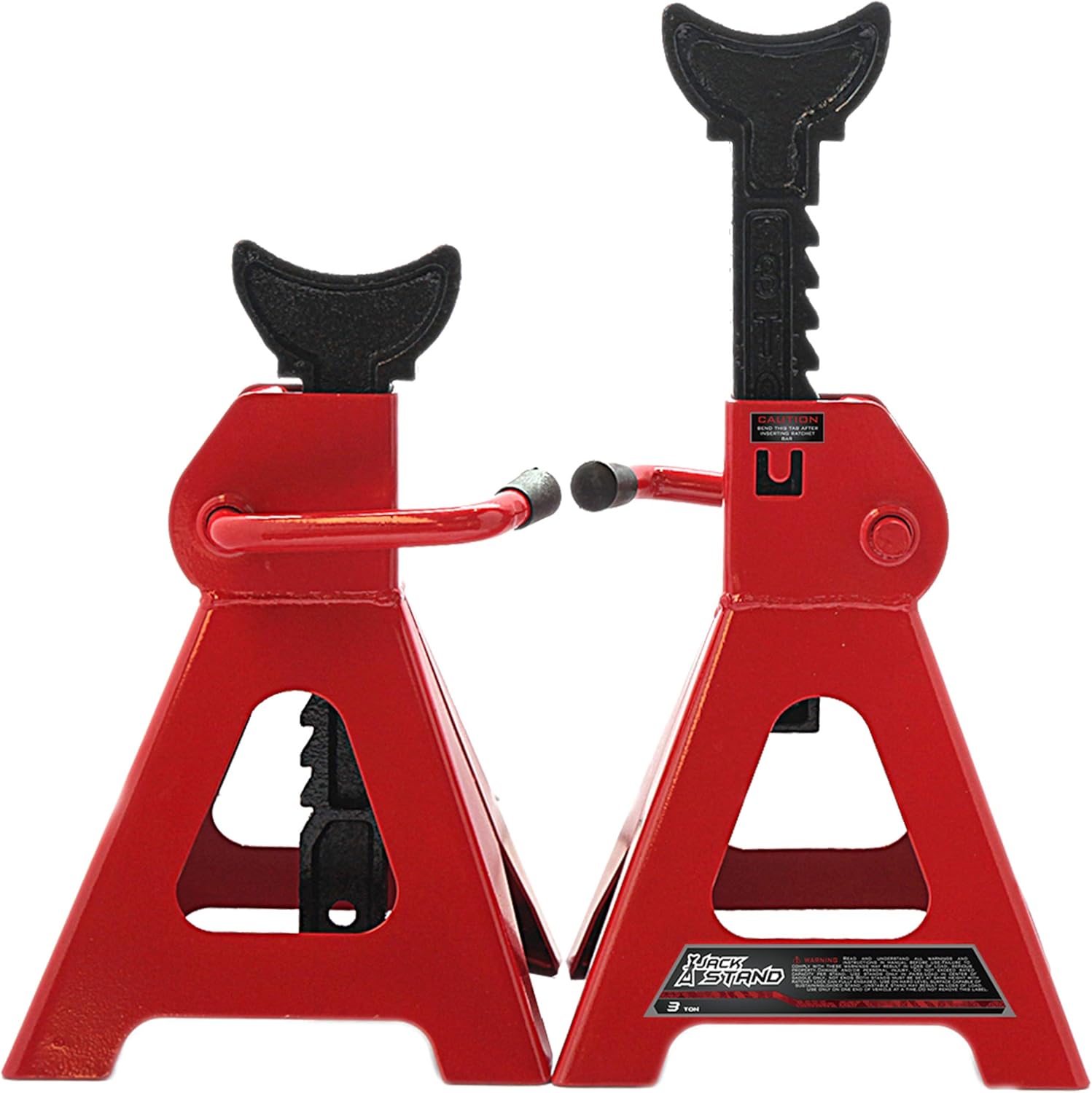 Apextreme Steel Jack Stands 6 Ton Capacity,1 Pair Self-Locking Design Jack Stands…