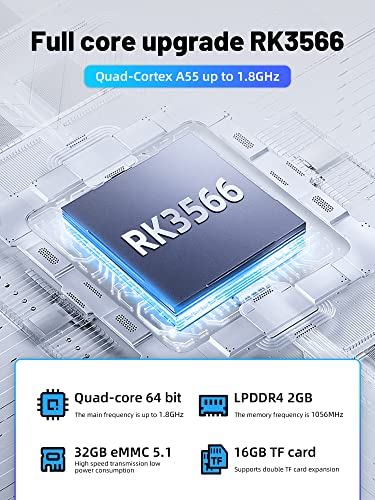 RG353V Retro Video Handheld Game Console 3.5" IPS Screen Android 11 and Linux System RK3566 64bit Game Player 64G TF Card Built-in 4450 Classic Games