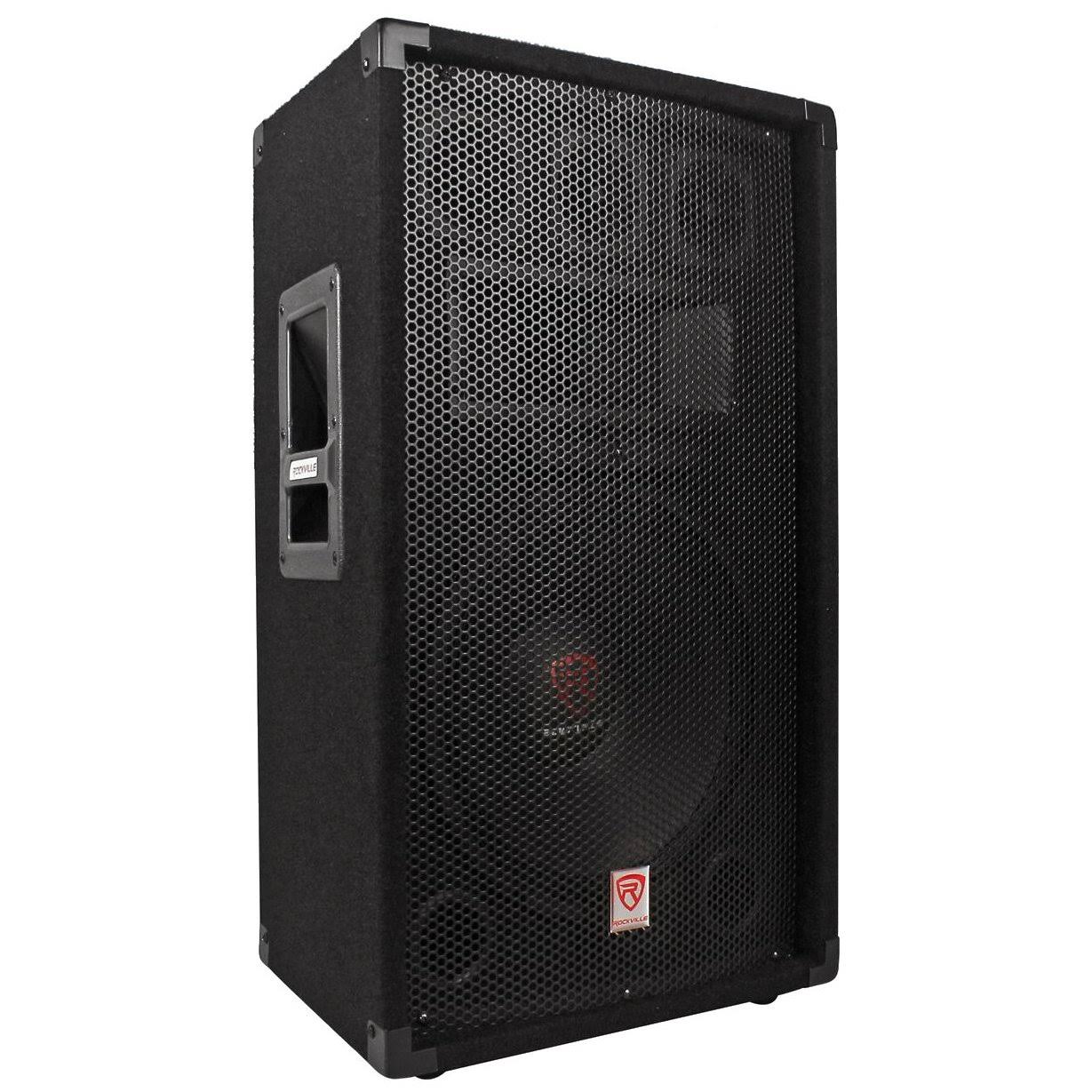 2 Rockville Rsg12.4 12 1000W DJ Speakers+RPA5 1000W Amplifier+Stands+Cables+Bag 931
