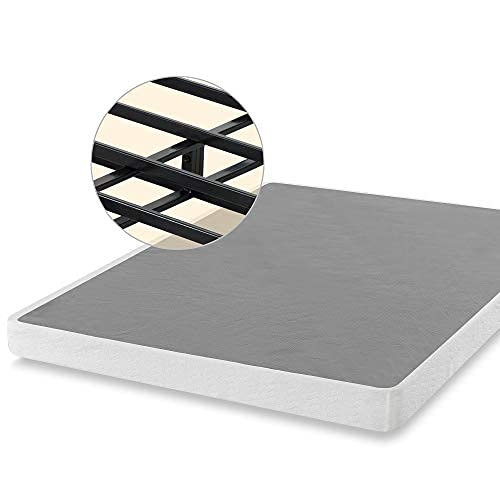 ZINUS 5 Inch Metal Smart Box Spring with Quick Assembly, Mattress Foundation, Strong Metal Frame, Easy Assembly, Queen