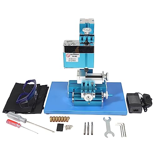 Universal Mini Metal Lathe Machine Motorized Metalworking DIY Tool Benchtop Woodworking for Hobby Science Education Modelmaking W10003M AC100V~240V