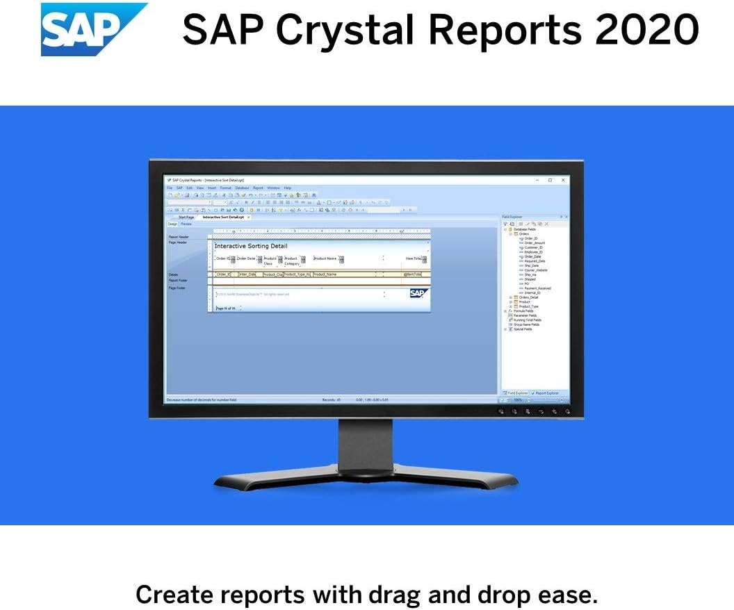 SAP Crystal Reports 2020 Reporting Software [64-Bit] [PC Download]