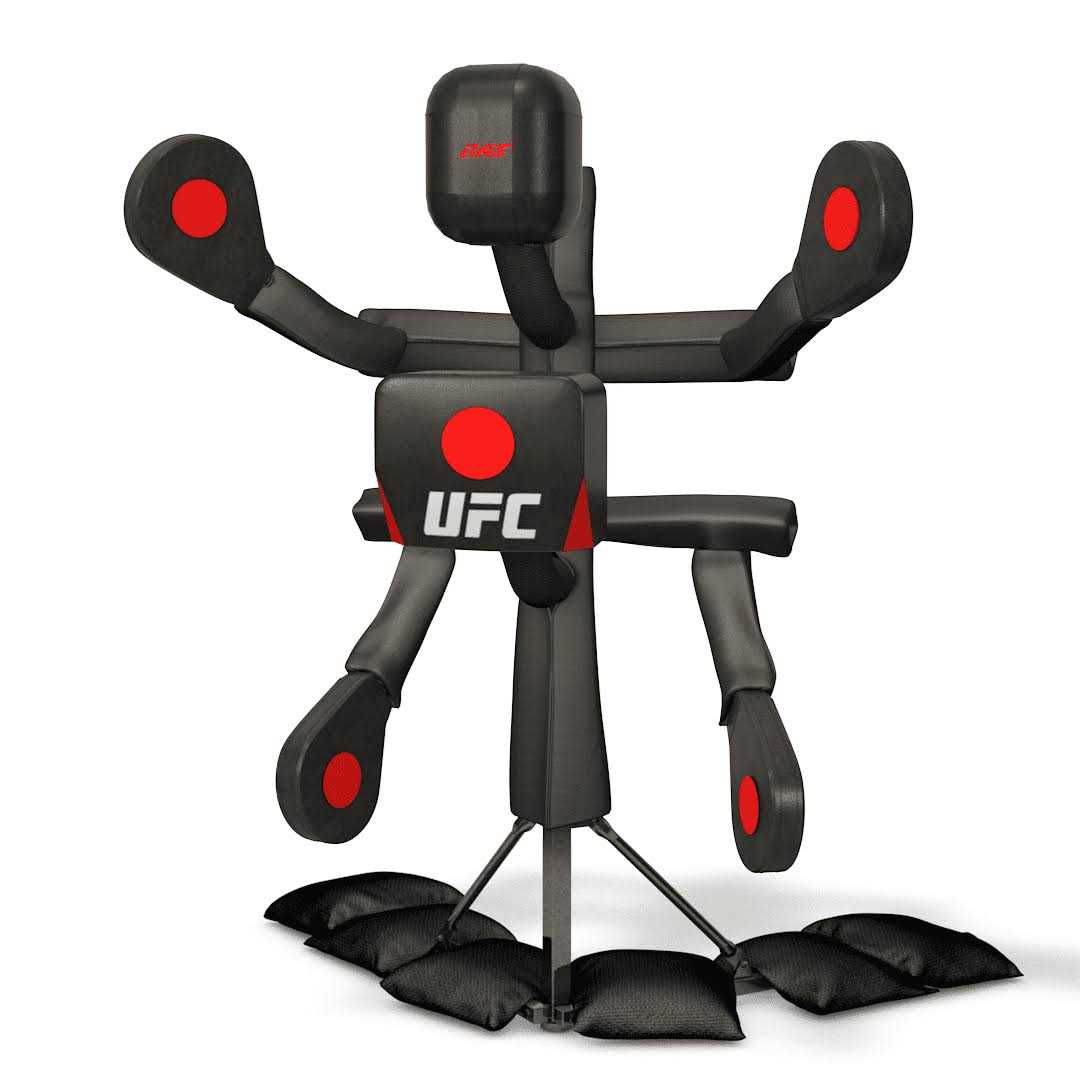 Ufc BAS Mixed Body Action System X2 Model with Punching &amp; Kicking Pads - Sports Supplies Online Store