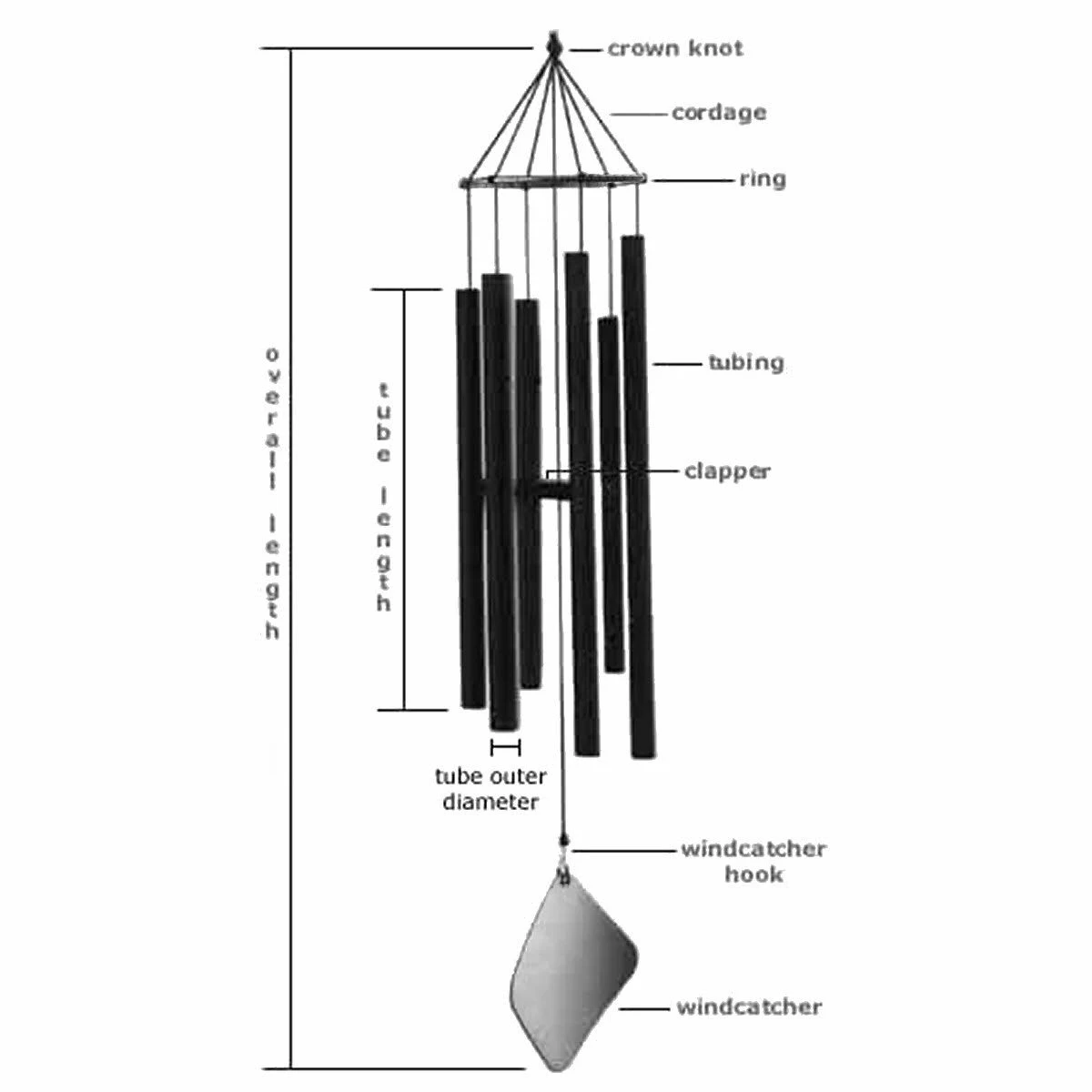 Music of The Spheres Balinese Alto Wind Chime