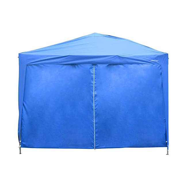 10x10 FT Pop up Canopy Tent Enclosed Instant Canopy Shelter Portable with Removable Sidewalls and Mesh Windows Waterproof (White（Four sidewalls）)
