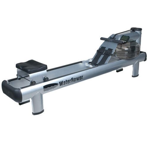 WaterRower M1 Rowing Machine with S4 BLE Monitor | USA Made Water Rower | Original Handcrafted Erg Row Machine for Home Use & Gym