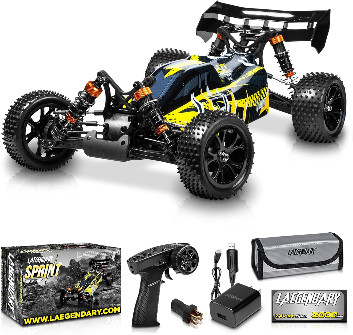 1:10 Large Scale RC Cars 35+ km/h High Speed