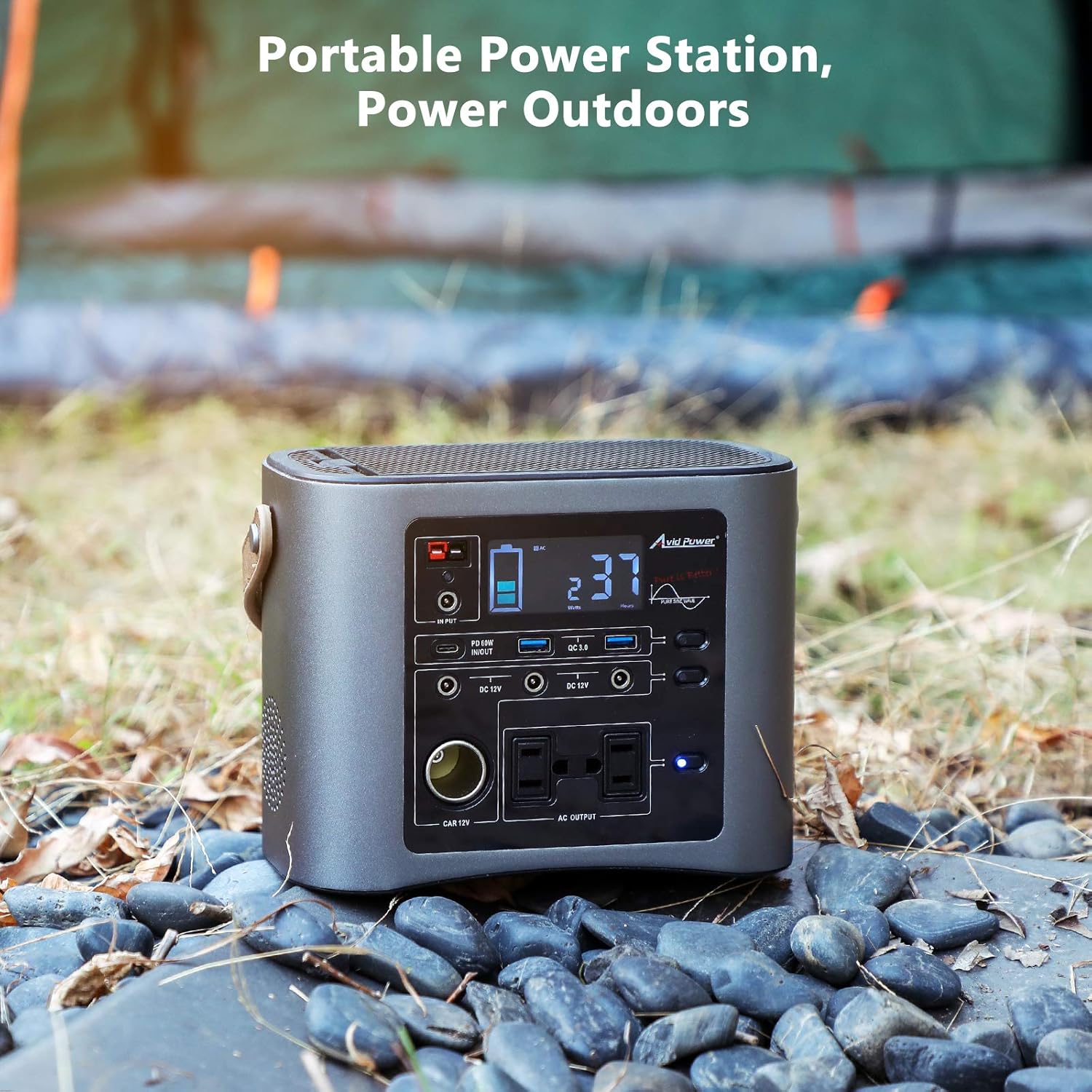 AVID POWER Portable Power Station, 296Wh 80000mAh Portable Solar Generator