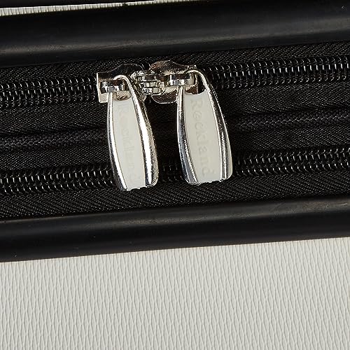 Rockland Melbourne Hardside Expandable Luggage with Spinner Wheels, 2TONEBLUE, 2 Piece (20/28)