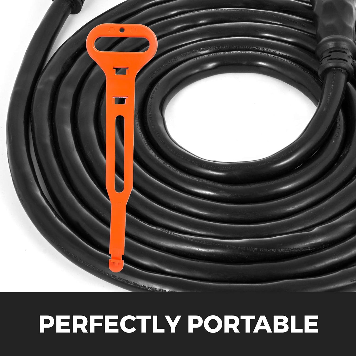 Happybuy RV Shore Power Extension Cord 50FT 50 AMP Weatherproof Heavy Duty 6AWG/3C+8AWG/1C Twist Lock Cord 50 Amp RV Replacement Cord UL and CSA