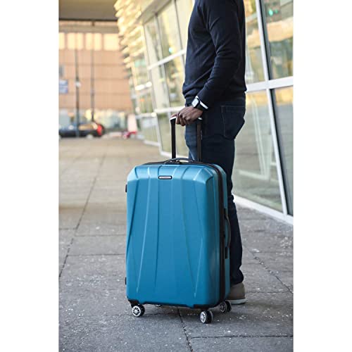 Samsonite Centric 2 Hardside Expandable Luggage with Spinner Wheels, Black, Carry-On 20-Inch