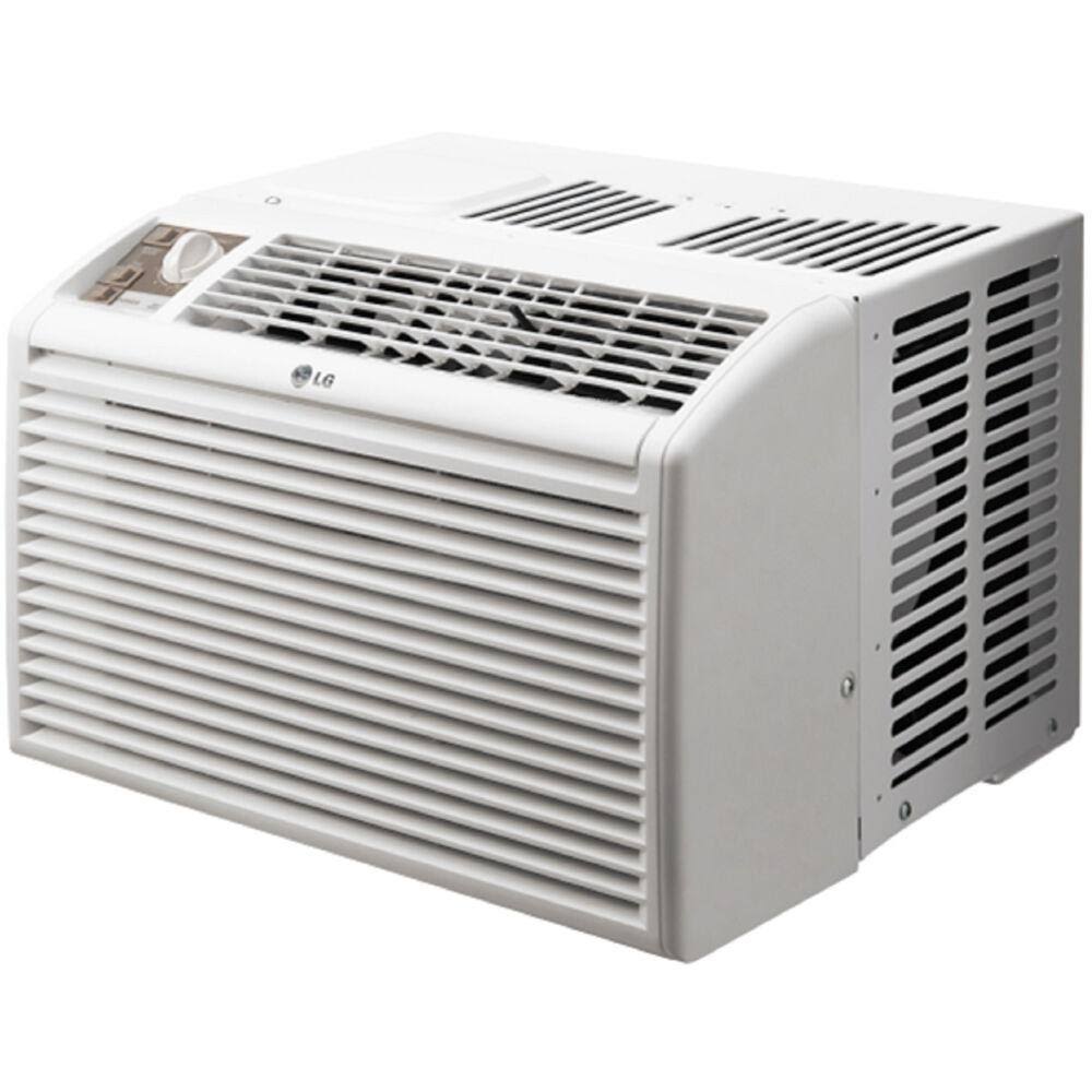 LG 5,000 BTU Window Air Conditioner with Manual Controls, White LW5016