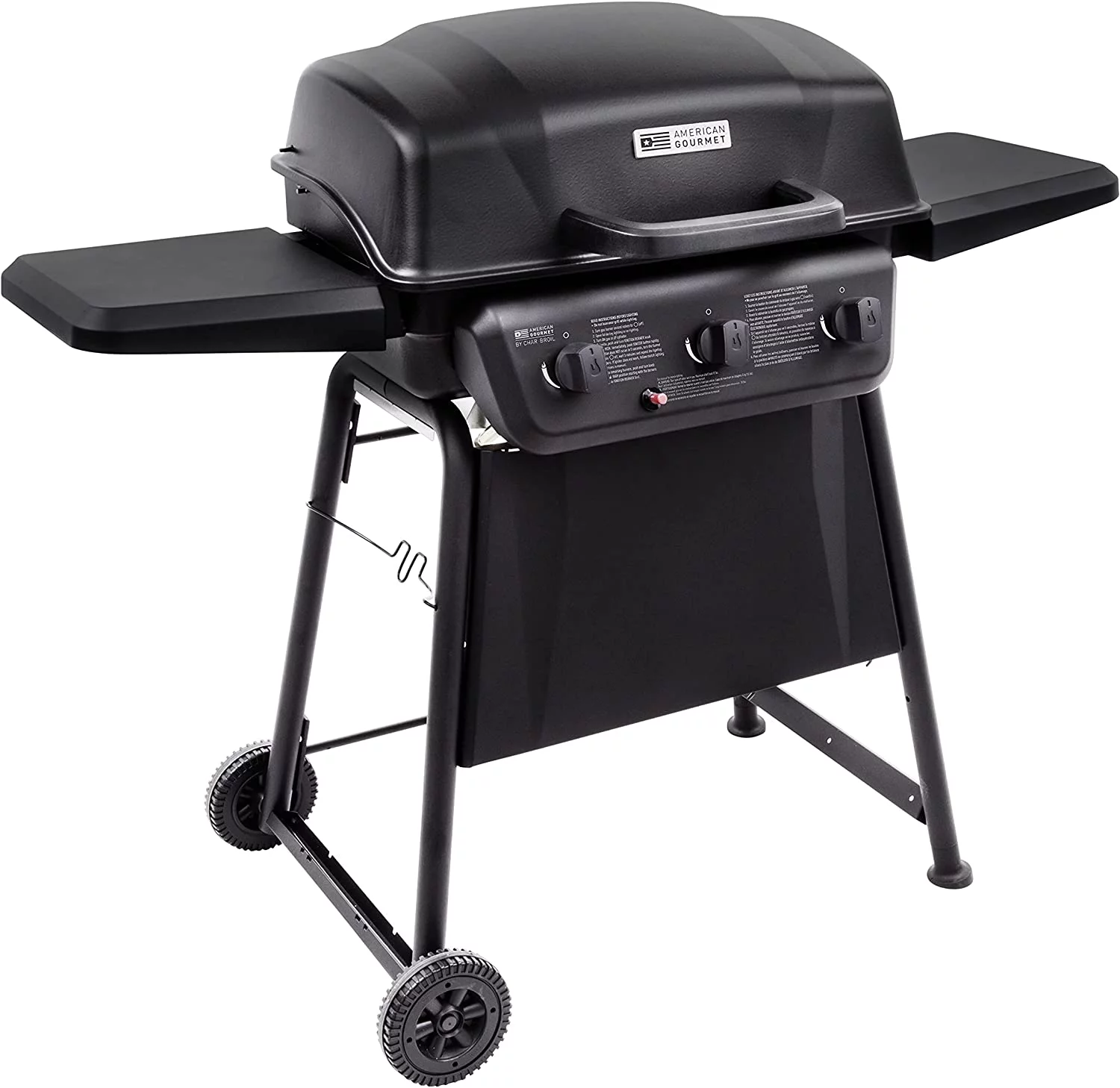 463773717 Char-Broil Classic 360 3-Burner Liquid Propane Gas Grill, Black